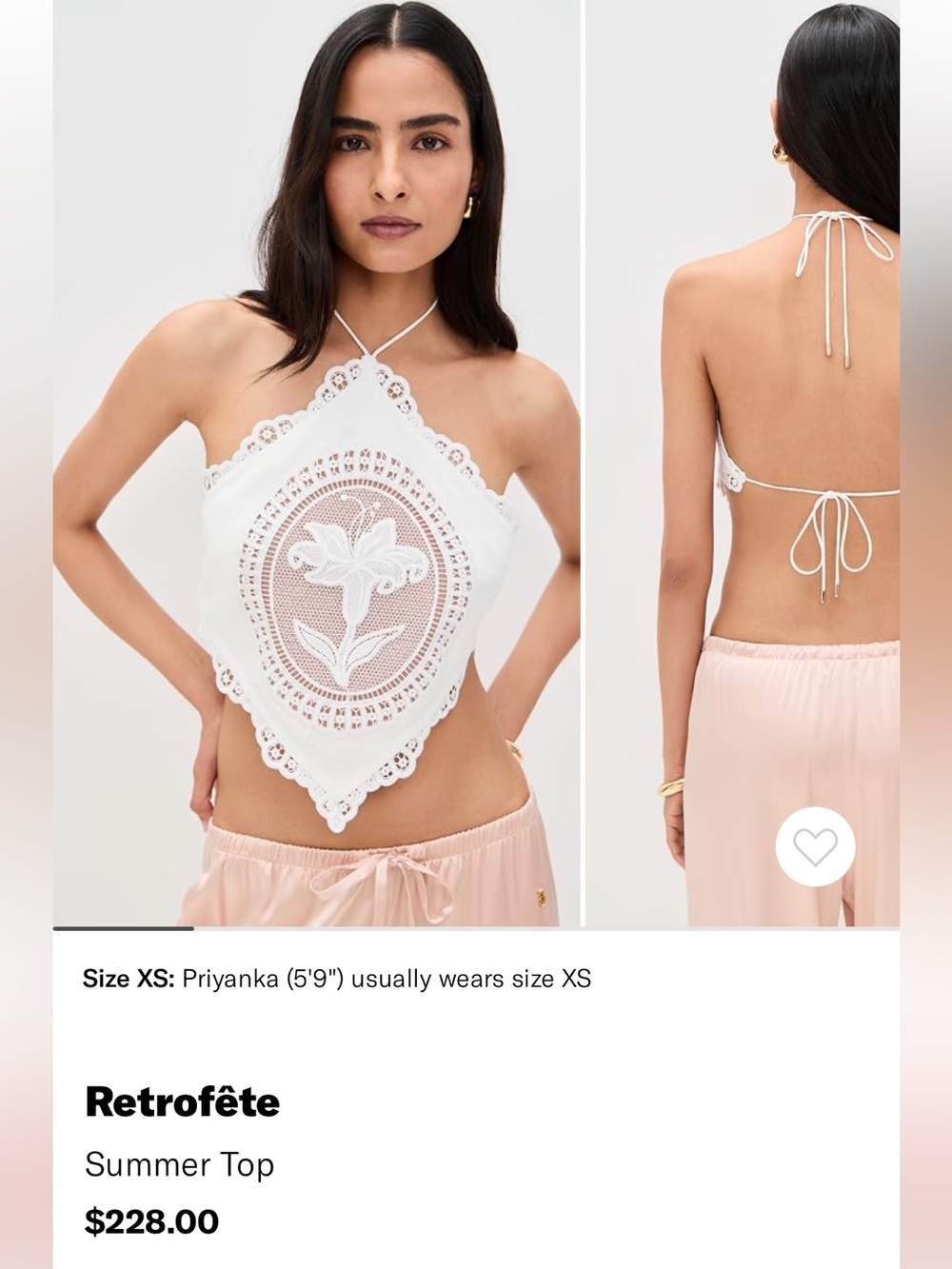 Retrofete Summer Top